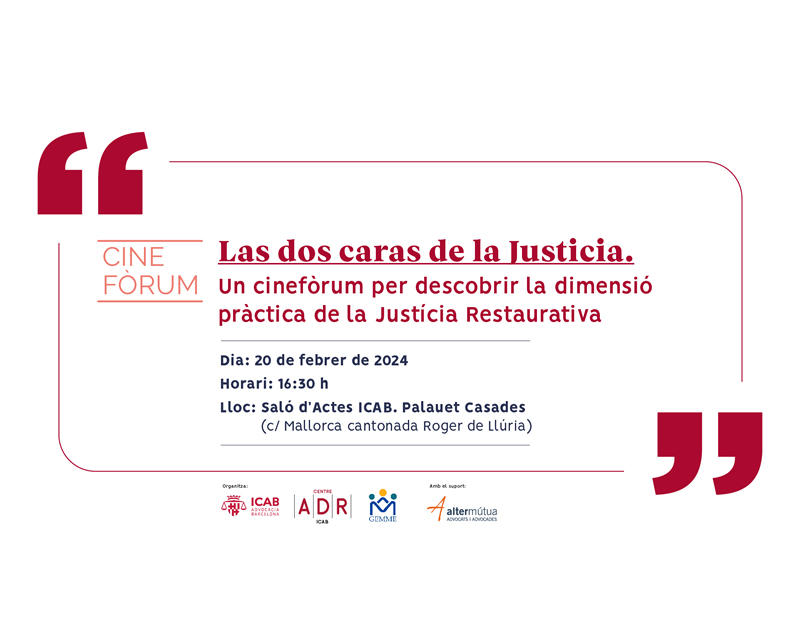 Las dos caras de la Justicia. Un cinefórum para descubrir la dimensión
